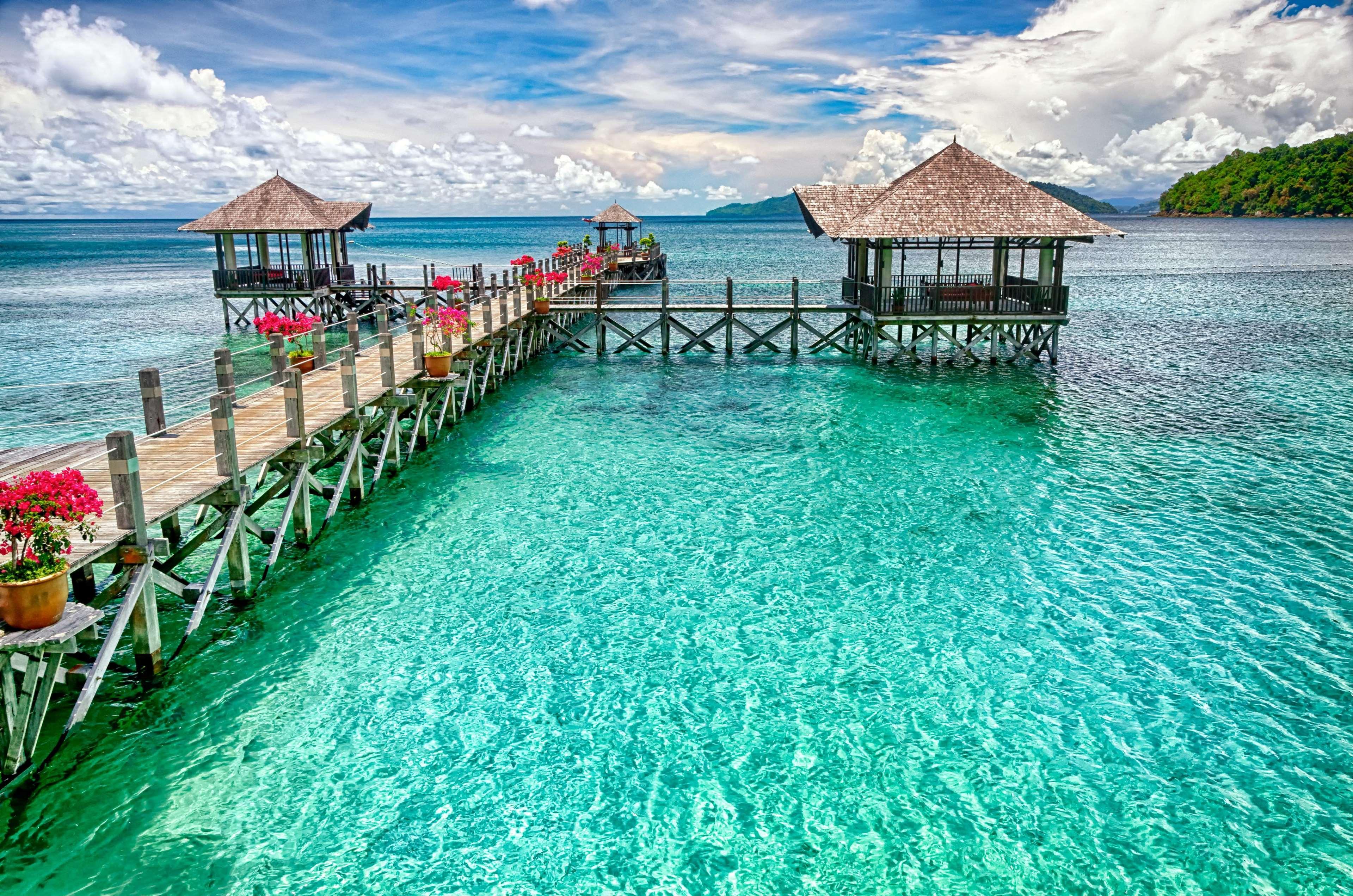 Bunga Raya Island Resort & Spa Île de Gaya Extérieur photo