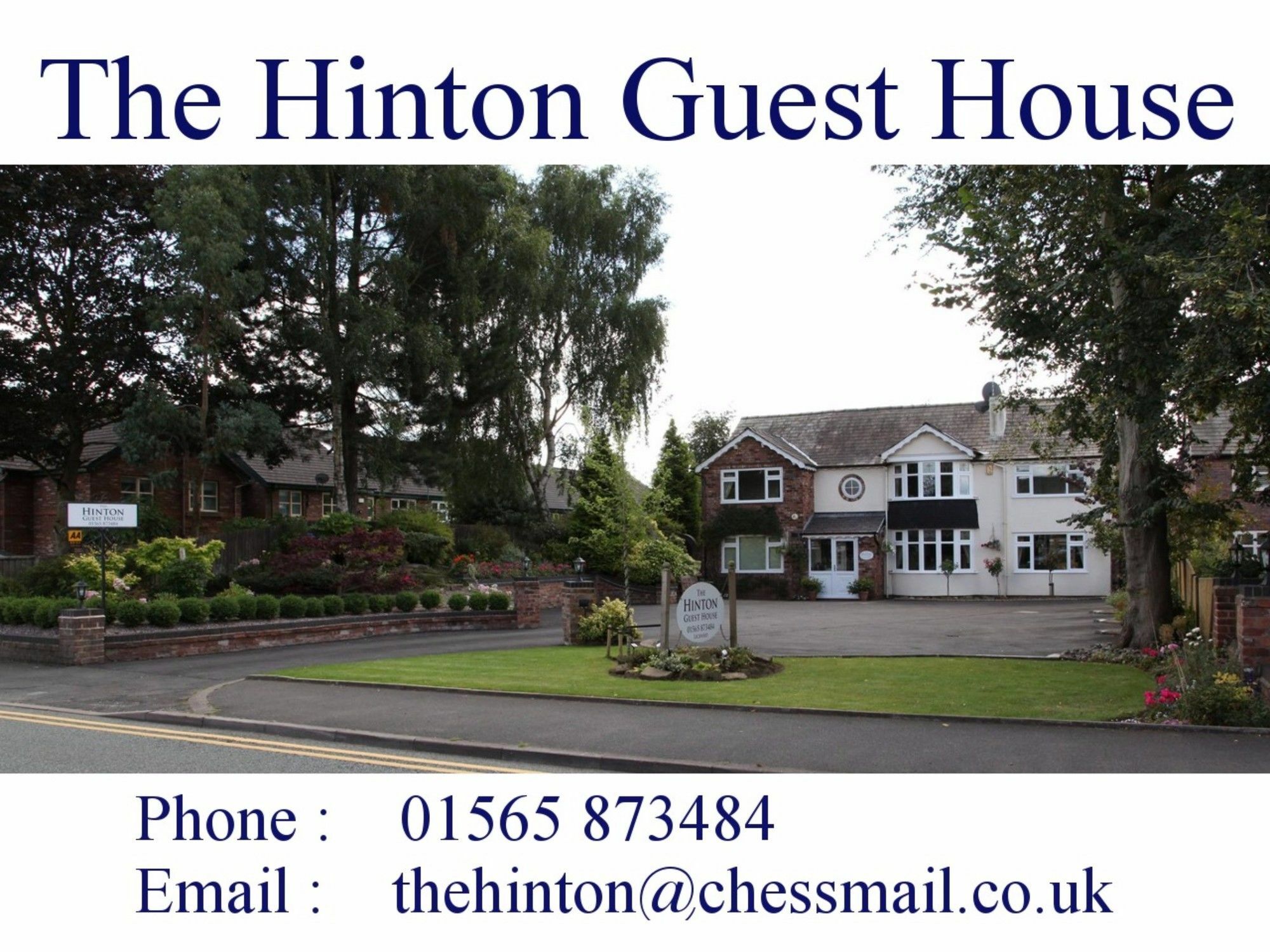 The Hinton Guest House Knutsford Extérieur photo